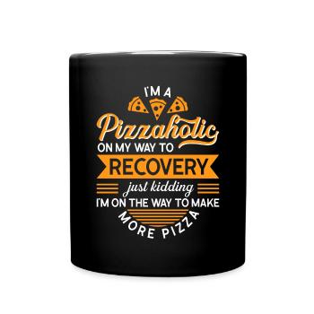 Pizza Baker Pizza Lovers Pizza Gift - Full Colour Mug - black - Front