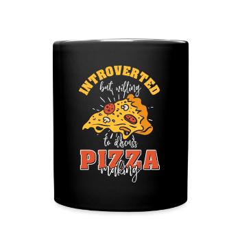 Pizza Maker Pizza Lover Pizza Gift - Full Colour Mug - black - Front