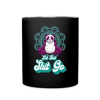 Panda Gaming Retro Cute Pandas Animal Lovers - Full Colour Mug - black - Front