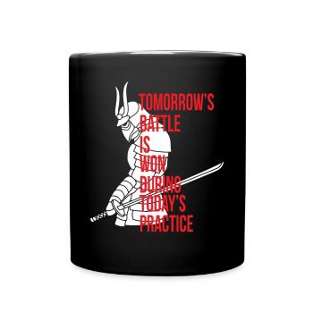 Ninja Japanese Warrior Samurai Katana Sword J - Full Colour Mug - black - Front