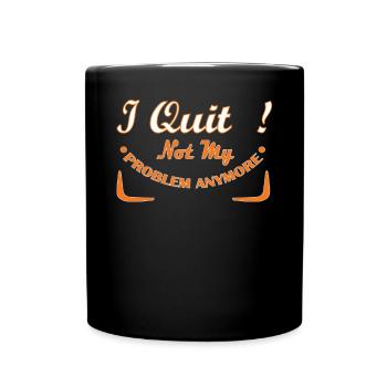 Je n’annule plus mon problème - Mug uni - noir - Devant