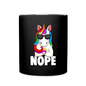 Licorne Licorne Enfants Filles Femmes - Mug uni - noir - Devant