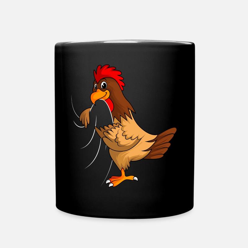 Poulets Poulet Fermier Enfants Garçons - Mug uni - noir