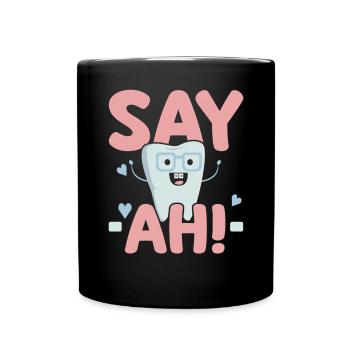 Future Dentist Dentistry Dental Surgeon Hygienist - Full Colour Mug - black - Front