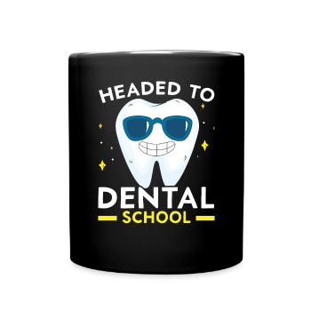 'En route vers l’école dentaire Future Dentistry - Mug uni - noir - Devant