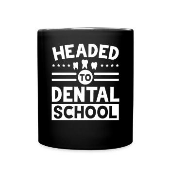 'En route vers l’école dentaire Future Dentistry - Mug uni - noir - Devant