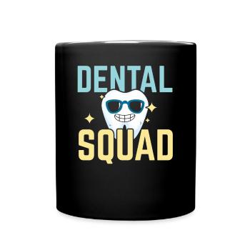 Future dentiste dentiste hygiéniste hygiéniste Escouade dentaire - Mug uni - noir - Devant