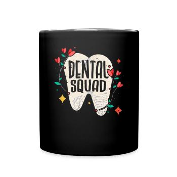 Future dentiste dentiste hygiéniste hygiéniste Escouade dentaire - Mug uni - noir - Devant