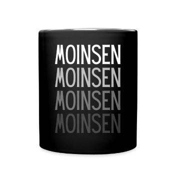Oldenburg Oldenburger Norden Norddeutschland Moin - Tasse einfarbig - Schwarz - Vorne