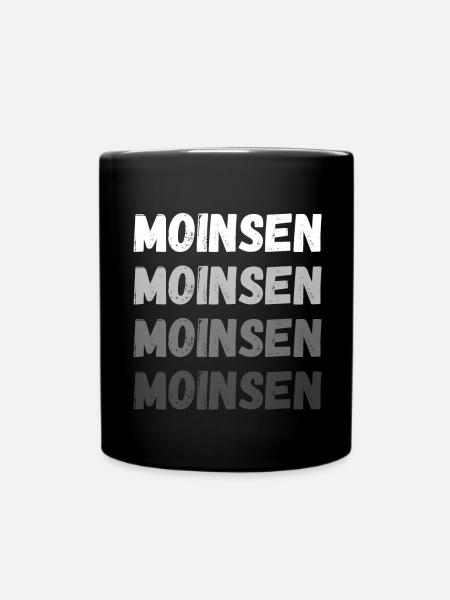 Oldenburg Oldenburger Norden Norddeutschland Moin - Tasse einfarbig - Schwarz