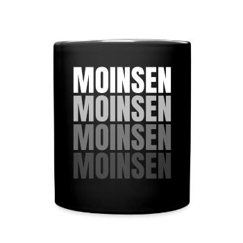 Oldenburg Oldenburger Norden Norddeutschland Moin - Tasse einfarbig - Schwarz - Vorne
