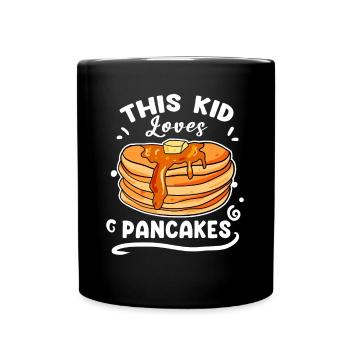 Pancake Love - Full Colour Mug - black - Front