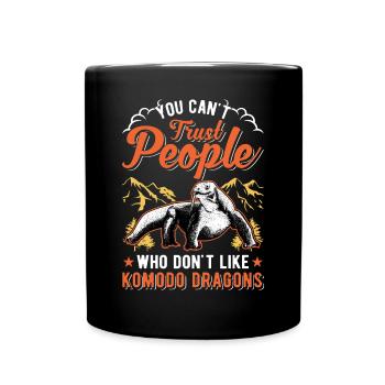 Dragon de Komodo Moniteur de dragon de Komodo Dragon de Komodo Dragon de Komodo - Mug uni - noir - Devant