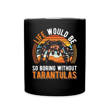 Tarantula Spider Tarantula - Full Colour Mug - black - Front