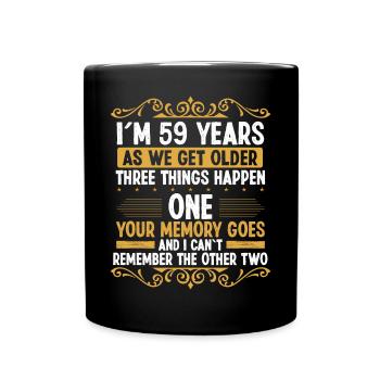 59 Idée Drôle de mémoire sort Humour de l’année - Mug uni - noir - Devant