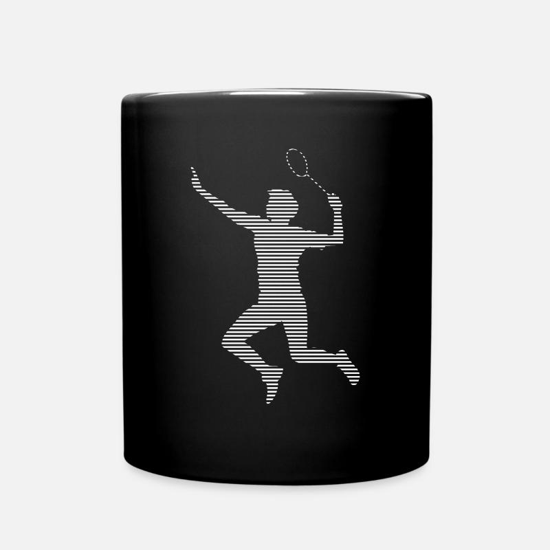 Badminton - Tasse einfarbig - Schwarz