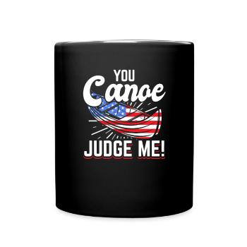 Drapeau Canoë Canoë extérieur Kayak - Mug uni - noir - Devant