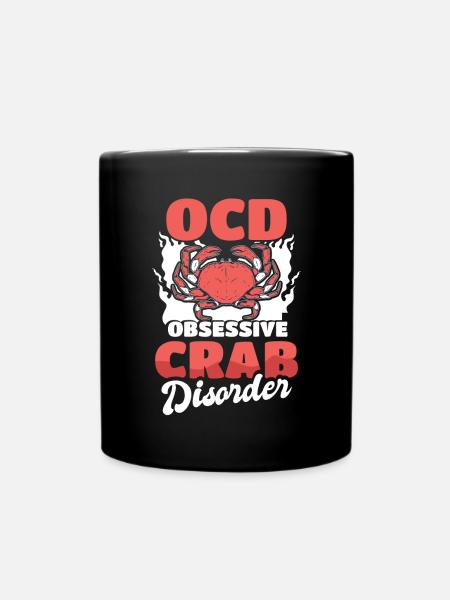Crabe Crabe Fruits de mer - Mug uni - noir