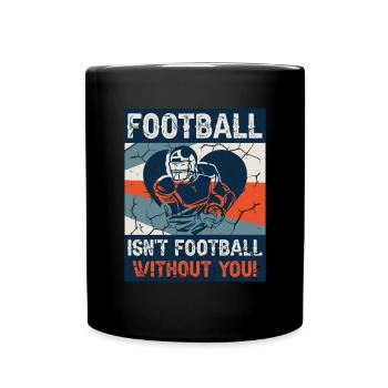 Amateurs de jeux de terrain de jeu de balle de jour - Mug uni - noir - Devant