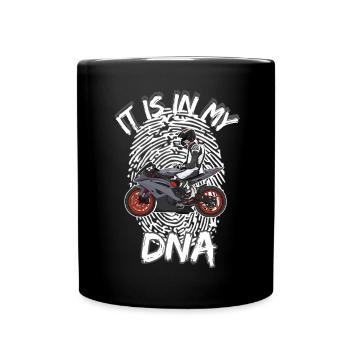Motorcycle Lifestyle / Motorcycle / Motorcycle biker - Full Colour Mug - black - Front