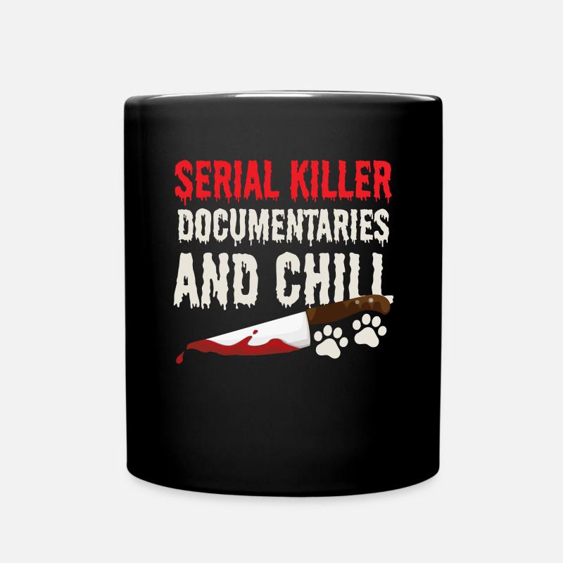 Feline Fur Documentary filmmaker - Full Colour Mug - black