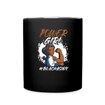 Gemischte Halbschwarz Blasisch - Tasse einfarbig - Schwarz - Vorne