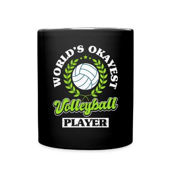 Équipe d’entraîneurs des joueurs de volleyball - Mug uni - noir - Devant