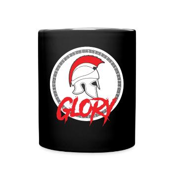 Sparta Glory Casque Spartan Gladiator Antique Grie - Mug uni - noir - Devant