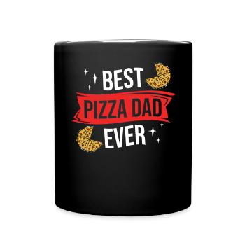 Bester Pizza Dad Aller Zeiten - Tasse einfarbig - Schwarz - Vorne