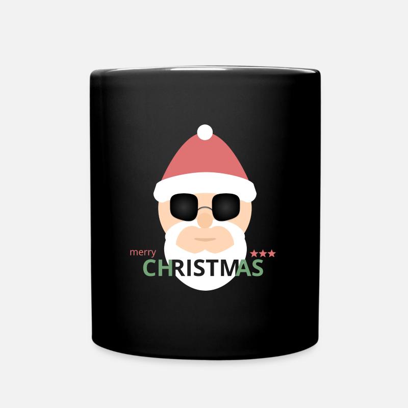 Merry Christmas - Full Colour Mug - black