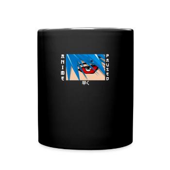 Anime Otaku Weeb Anime Paused Talk Fast - Tasse einfarbig - Schwarz - Vorne