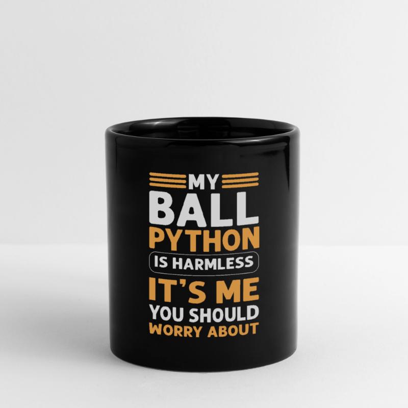 Meine Ballpython Ist Harmlos. Königliche Python Tasse einfarbig