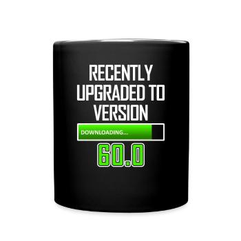 Travailleur informatique 60e anniversaire PC Gaming - Mug uni - noir - Devant