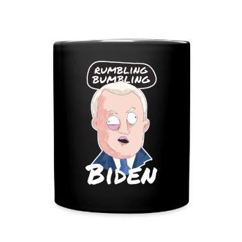 Rumbling Bumbling Joe Biden - Full Colour Mug - black - Front