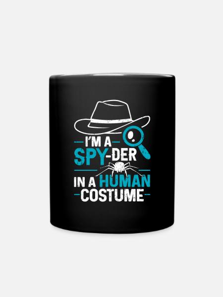 Spion Privatdetektiv Ermittler Detektiv Geschenk - Tasse einfarbig - Schwarz