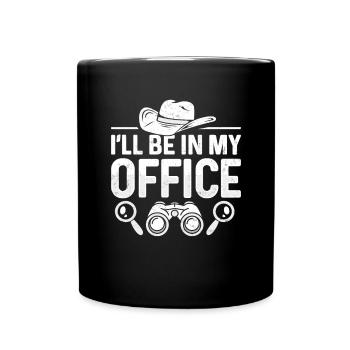 Espion détective privé enquêteur Détective Cadeau - Mug uni - noir - Devant