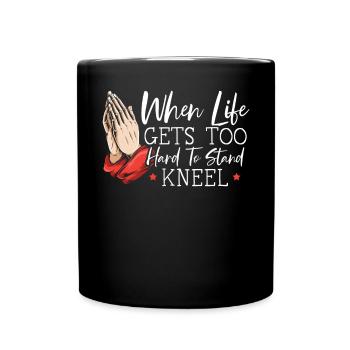 Bibelreligiöser Pastor Christlicher Gläubiger - Tasse einfarbig - Schwarz - Vorne