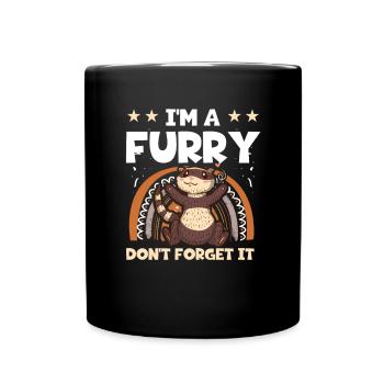 Ferret Weasel Pet Ghost Whisperer - Full Colour Mug - black - Front