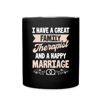 Thérapie Psychothérapie Psychiatre - Mug uni - noir - Devant