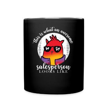 This is what a great seller looks like - Full Colour Mug - black - Front