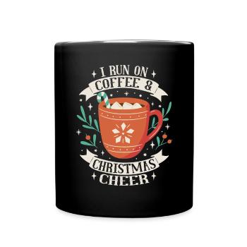 Café et de Noël Noël - Mug uni - noir - Devant