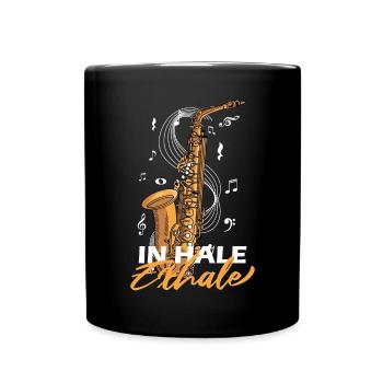 Ich bin nicht langweilig Ich bin klassisches Jazzs - Tasse einfarbig - Schwarz - Vorne