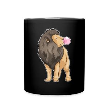 Gomme à mâcher Lion - Mug uni - noir - Devant