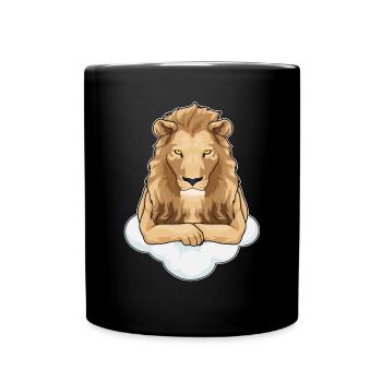 Nuages de Lion - Mug uni - noir - Devant