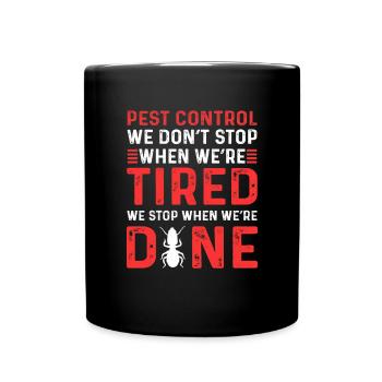 Pest Control Command. - Full Colour Mug - black - Front