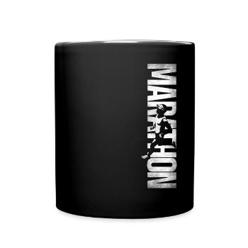 Running Runner Semi-Marathon - Mug uni - noir - Devant