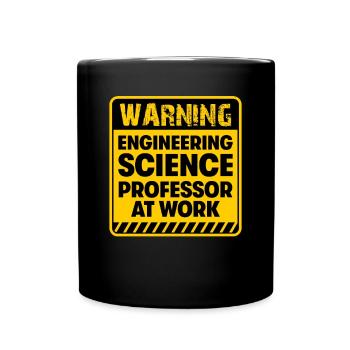 Professeur de sciences de l’ingénieur au travail - Mug uni - noir - Devant