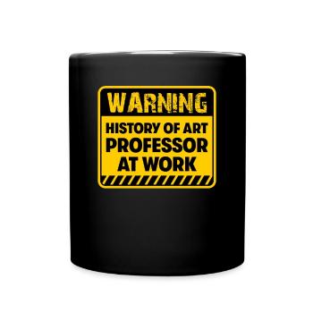 Professeur d’histoire de l’art au travail - Mug uni - noir - Devant