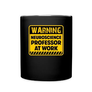 Professeur de neurosciences au travail - Mug uni - noir - Devant