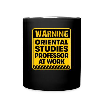 Professeur d’études orientales au travail - Mug uni - noir - Devant